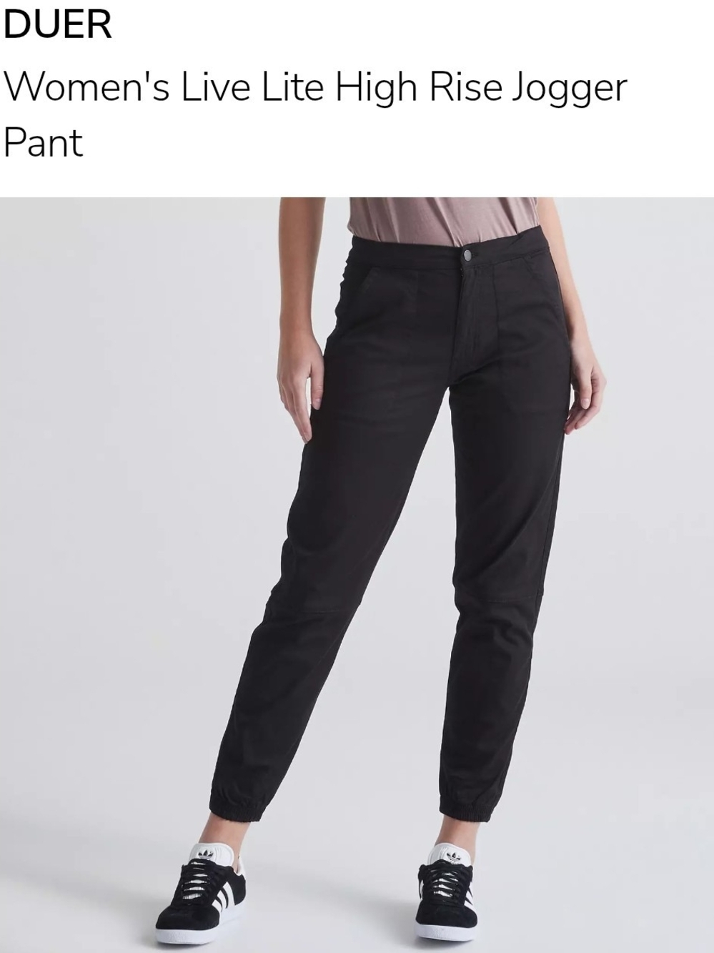Duer Women's High Rise Jogger Pant